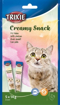 Ласощі для котів паста в стіках з куркою Trixie Creamy Snacks 5 шт*14 г