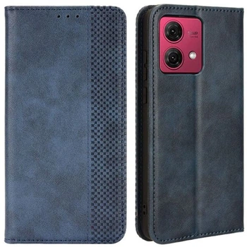 Чехол-книжка Deexe Retro Style для Motorola Moto G84 - Blue