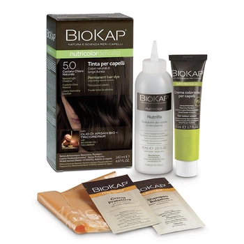 Bios Line BioKap Nutricolor Деликатная крем-краска 5.0 Castano Chiaro Naturale 140 мл