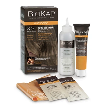 Bios Line BioKap Nutricolor Крем-краска 8.0 Biondo Chiaro