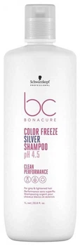 Шампунь для нейтрализации нежелательной желтизны волос Schwarzkopf BC Bonacur Color Freeze Silver 1000 мл