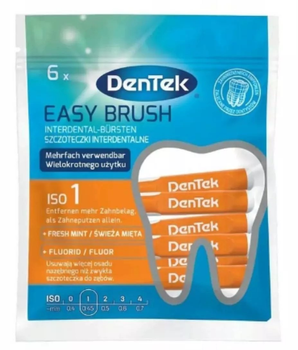 Міжзубні щітки DenTek Easy brush 0.45 мм 6 шт (47701001240)