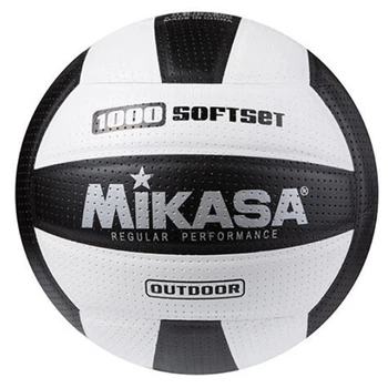 Мяч волейбольный тренировочный Mikasa Softtouch 1000 черно-белый NE-V-M30BK