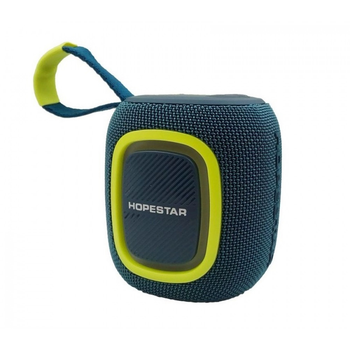 Беспроводная колонка Hopestar P66 (блютуз 5.1,10W, TWS, AUX, TF , USB, 10 часов работы, влагозащита IPX7, удобный ремешок) - Синяя
