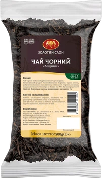 Чай черный рассыпной Золотой Слон Крепкий 500 г (4820186121209)