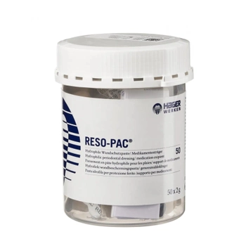 Reso-Pac, клейка пов'язка на рану на основі целлюлози (50 шт по 2 г)