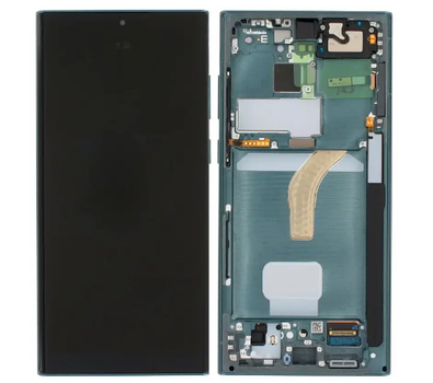 Екран (дисплей) Samsung S23 S911 Beige (GH82-30480B) в зборі з рамкою