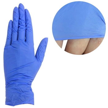 Перчатки Mediok нитриловые без талька Blue Sky S 100 шт (0304960)