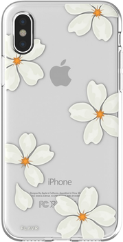 Etui plecki Flavr Petals do Apple iPhone X White (4029948065847)
