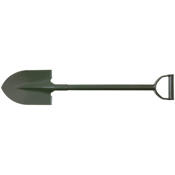 Військова лопата сталева MFH D-подібна ручка, Type I Olive, Olive