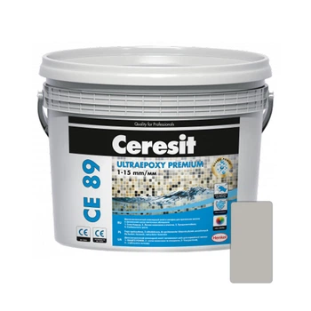 Фуга Ceresit CE 89 Ultraepoxy Premium эпоксидная 807 серая жемчужина 2,5 кг