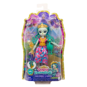 Лялька Королева Парадайз та павич Рейнбоу Enchantimals Royal GYJ14