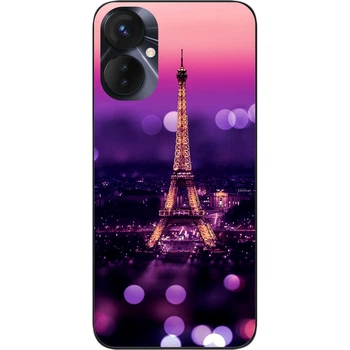 Силиконовый чехол SMTT для Tecno Spark 9 Pro (KH7n) с картинкой Париж ночью