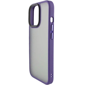 Чехол Epik Metal Buttons для Apple iPhone 13 Pro Темно-фиолетовый