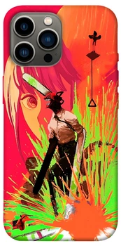 TPU чохол Demsky Anime evolution 5 Людина-бензопила (Chainsaw Man) для Apple iPhone 13 Pro Max (6.7")