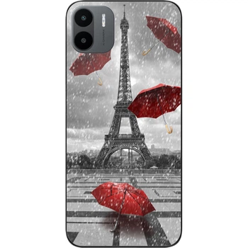 Бампер силиконовый чехол SMTT для Xiaomi Redmi A2 с картинкой Париж