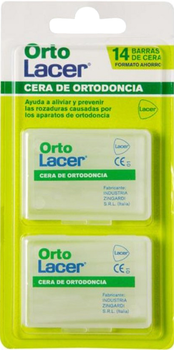 Wosk ortodontyczny Ortholacer Protective Orthodontic Wax With 14 Bars 50 g (8470001770073)