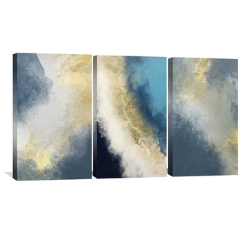 Картина в спальню офис Туманная абстракция 120x50 см (Y3-30)