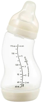 Пляшечка для годування Difrax S-Bottle Natural антиколікова з силіконовою соскою 170 мл Popcorn (705 Popcorn)