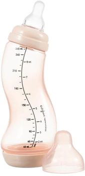Пляшечка для годування Difrax S-Bottle Natural антиколікова із силіконовою соскою 250 мл Blossom (706 Blossom)
