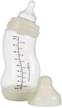Бутылочка Difrax S-Bottle Wide антиколиковая с силиконовой соской 310 мл Popcorn (707 Popcorn)