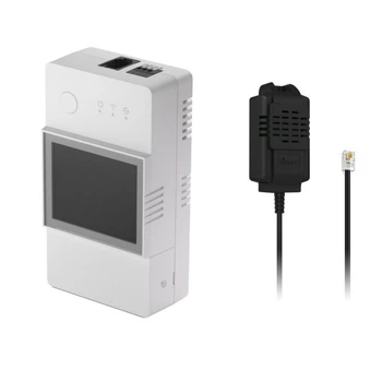 Реле Sonoff THR316D Elite (Th16) з датчиком THS01 температури та вологості