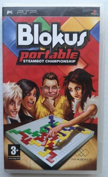 Blokus Portable Steambot Championship, Б/У, английская версия - UMD-диск для PSP