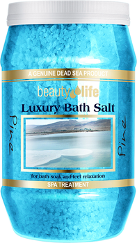 Сіль Мертвого моря для ванни Aroma Dead Sea Luxury Bath Salt Сосна 1300 г (7290006794642)