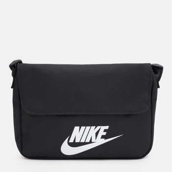 Спортивная сумка кросс-боди через плече женская тканевая маленькая Nike W Nsw Futura 365 CW9300-010 Черная (194956623359)
