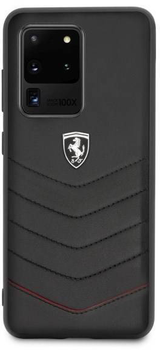 Панель Ferrari Heritage Quilted для Samsung Galaxy S20 Ultra Чорний (3700740473672)