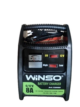 Зарядний пристрій 6-12V 8А WINSO [138080] (стріл.індикатор)