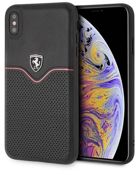 Etui plecki Ferrari Off Track Victory do Apple iPhone Xs Max Black (3700740446140)