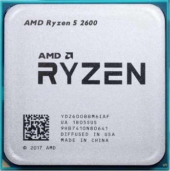 Процессор AMD Ryzen 5 2600 (YD2600BBM6IAF) (Socket AM4, 12T, 3.9 ГГц, Tray) Б/у
