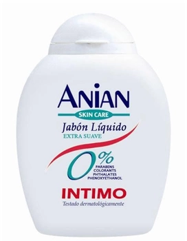 Mydło w płynie Anian Hypoallergenic Intimate Soap 250 ml (8414716000537)