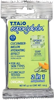 Mydło Esponjabon Soap Sponge 2 In 1 Cucumber-Melon 120 g (741021006656)