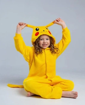 Піжама кігурумі Kigurumi Пікачу Покемон для дітей розмір на зріст 100-110 см (201041)