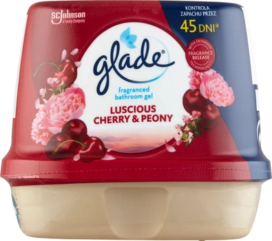 Zapachowy żel do łazienki Glade Luscious Cherry & Peony 180 g (5000204184952)