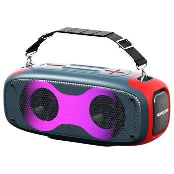 Портативная беспроводная Bluetooth колонка Hopestar A30 Party |BT5.0, 70W, TWS, AUX/TF/USB, 7h, IPX5| Black-Red