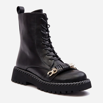Жіночі черевики високі S.Barski MR870-68 38 Чорні (5905677936681)