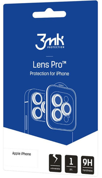 Захисне скло 3MK Lens Protection Pro для камери iPhone 14 з монтажною рамкою (5903108517836)