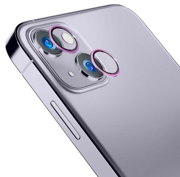 Szkło hartowane 3MK Lens Protection Pro na aparat iPhone 15 z ramką montażową (5903108528665)