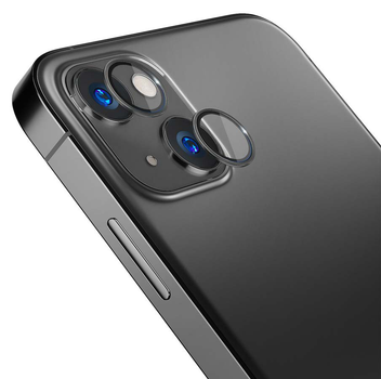 Szkło hartowane 3MK Lens Protection Pro na aparat iPhone 15 Plus z ramką montażową (5903108528672)