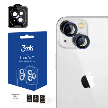 Захисне скло 3MK Lens Protection Pro для камери iPhone 15 Pro з монтажною рамкою (5903108530002)