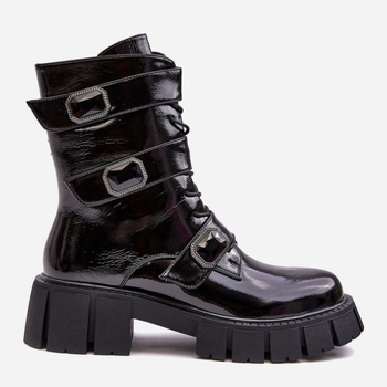Жіночі зимові черевики високі S.Barski MR870-61 40 Чорні (5905677937183)