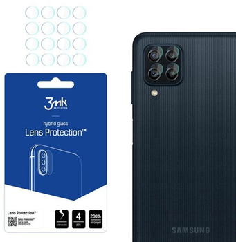 Комплект захисних стекол 3MK Lens Protect для камери Samsung Galaxy M22 4 шт