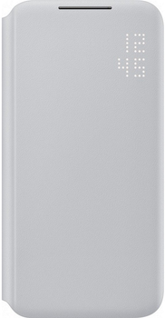 Чохол-книжка Samsung LED View Cover для Galaxy S22 Світло-сірий (8806094000986)
