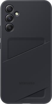 Etui z klapką Samsung Card Slot Cover do Galaxy A34 5G Black (8806094920482)