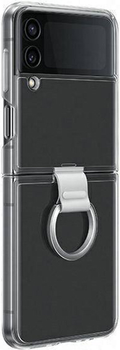 Etui plecki Samsung Clear Cover Ring do Galaxy Z Flip 4 Transparent (8806094483444)