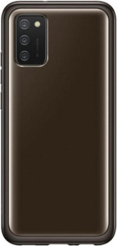 Etui plecki Samsung Soft Clear Cover do Galaxy A03s Black (8806092752993)