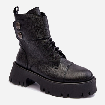Жіночі зимові черевики високі Lemar Anceria 38 Чорні (5905677918953)